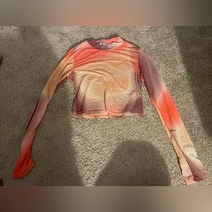 See through mesh top